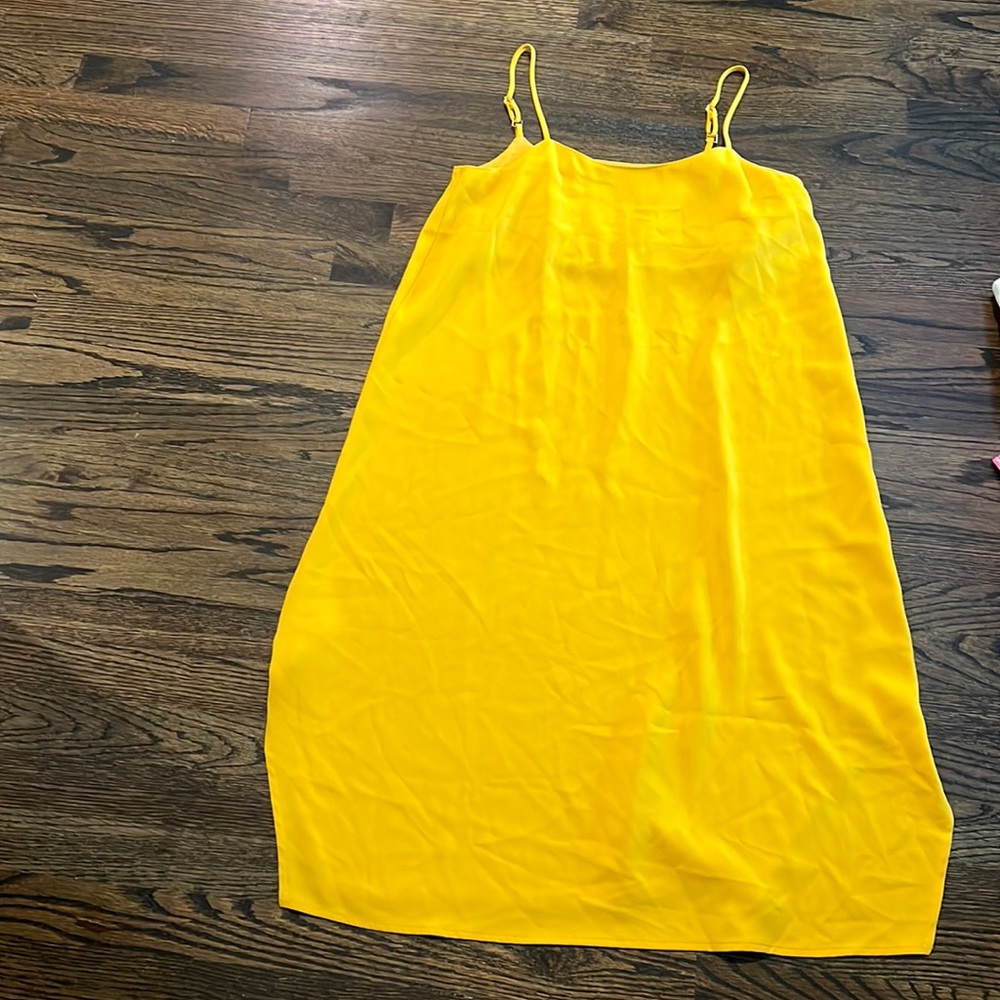 Trina Turk Yellow Slip Dress